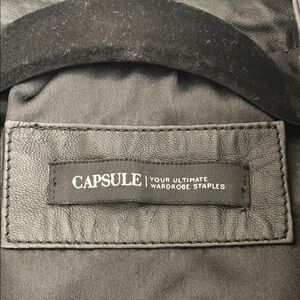 CAPSULE Black Leather Jacket - Women’s Classic Moto